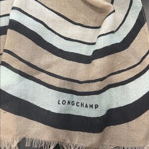 Longchamp will, cashmere and silk scarf made in Italy